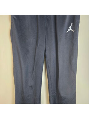 Boys Jordan Sweatpants & Joggers L Black with White Logo